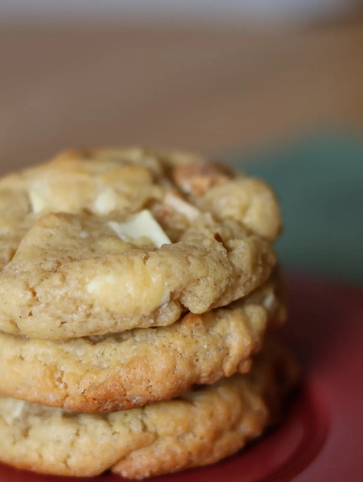 Cookies de chocolate branco