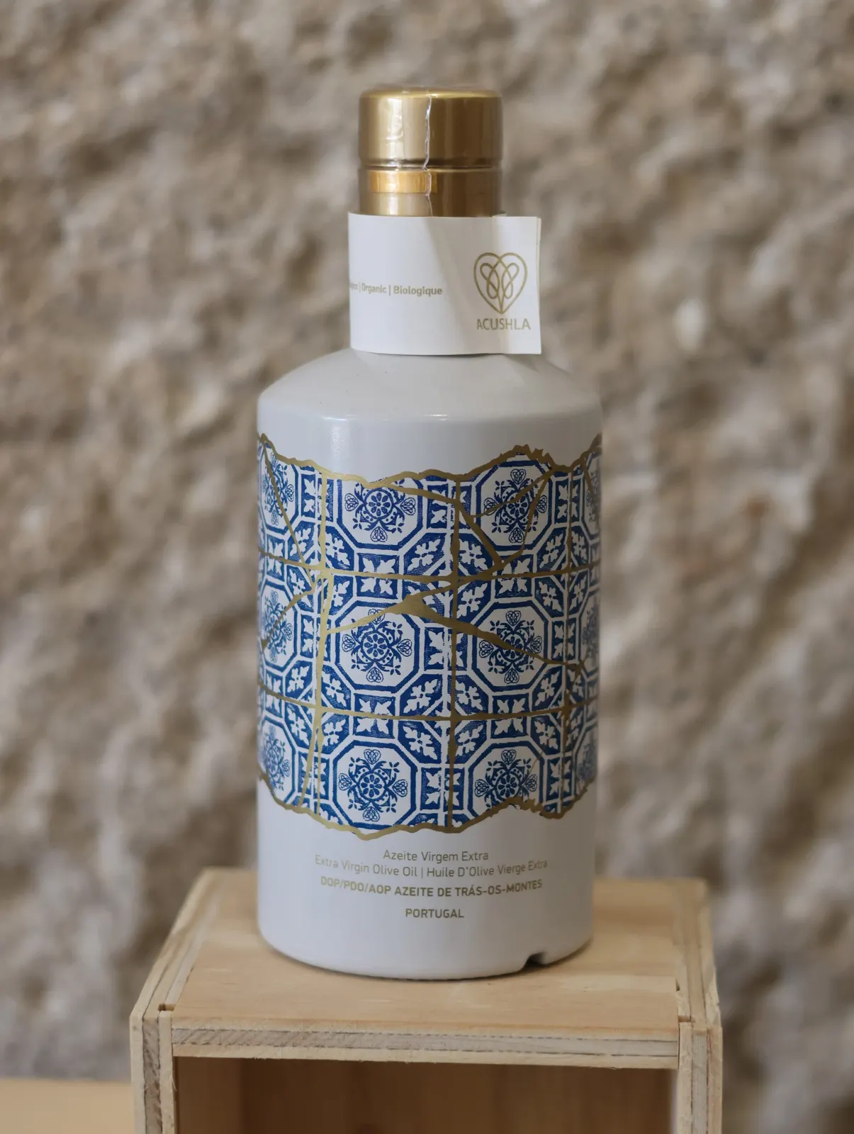 Acushla — Azeite Virgem Extra · Azulejo